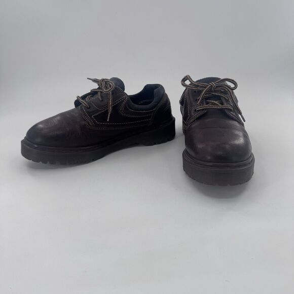 Dr. Martens Vintage 90s Brown Leather Platform Men’s size 9 Oxford Shoes 8424 main image 4